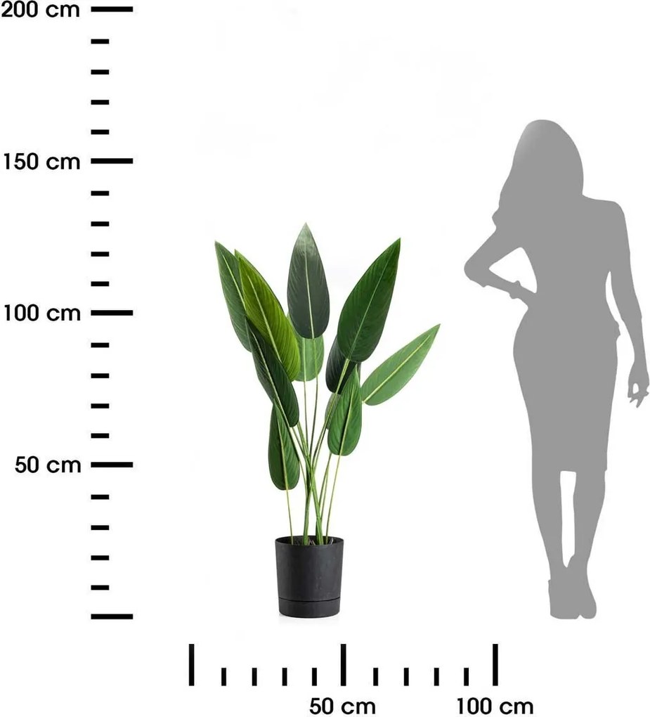 Kvetináč s podmiskou AZALEA 22,5 cm čierny betón