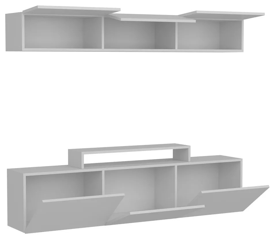 Obývacia stena LINIE 180 cm biela