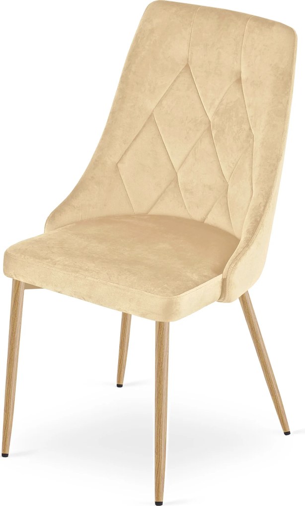 Jedálenská stolička IMOLA VELVET, béžová