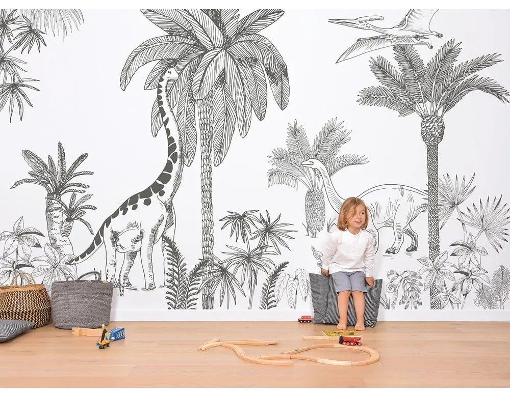 Detská tapeta 400 cm x 248 cm Jurassic Period – Lilipinso