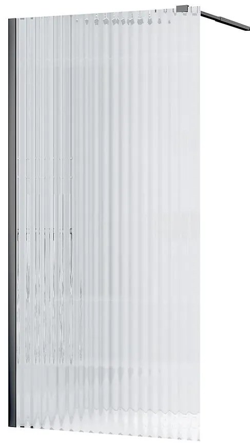 Sprchová Stena Walk-In Fly 100x190 black