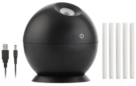 Mini zvlhčovač aróma difúzor InnovaGoods čierny IN1196