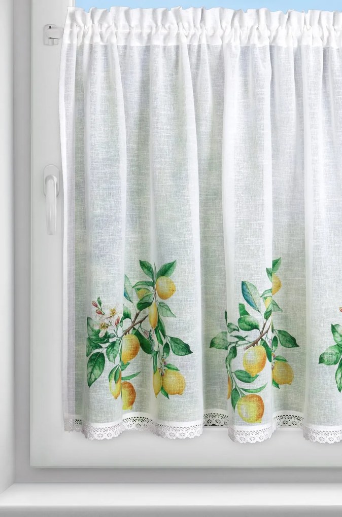 KRÁTKA ZÁCLONA NA PÁSKE CLOE 150X90 CM VIACFAREBNÁ