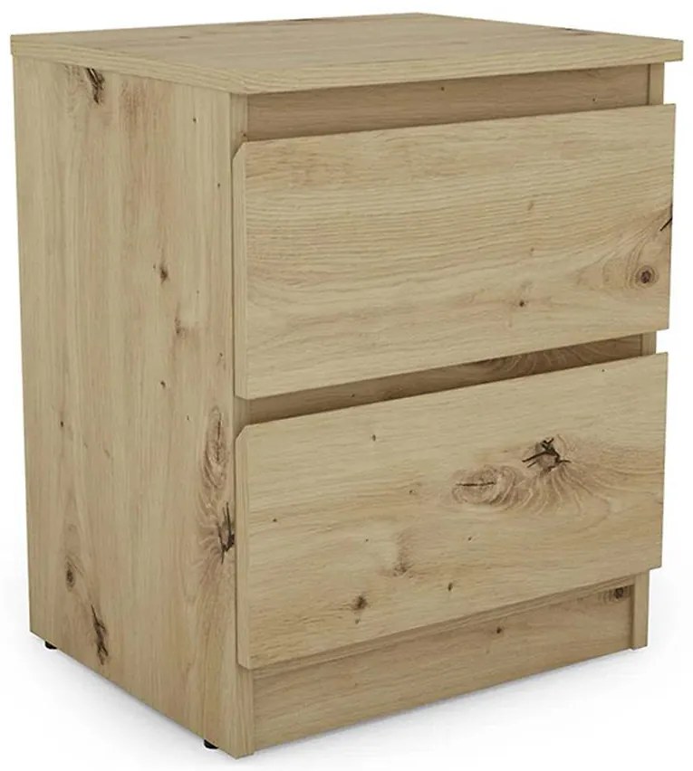 Nočný Stolík Hugo 2 Zásuvka 40x34x50 638966