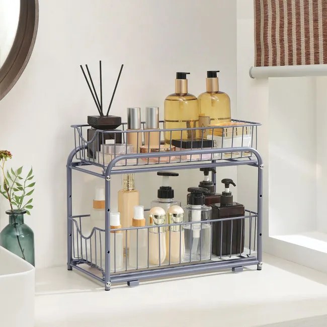 Kuchynský organizér KCS017E01 sivý