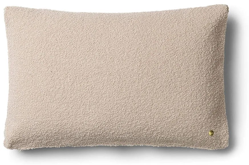 Ferm Living Vankúš Clean Wool Boucle, natural