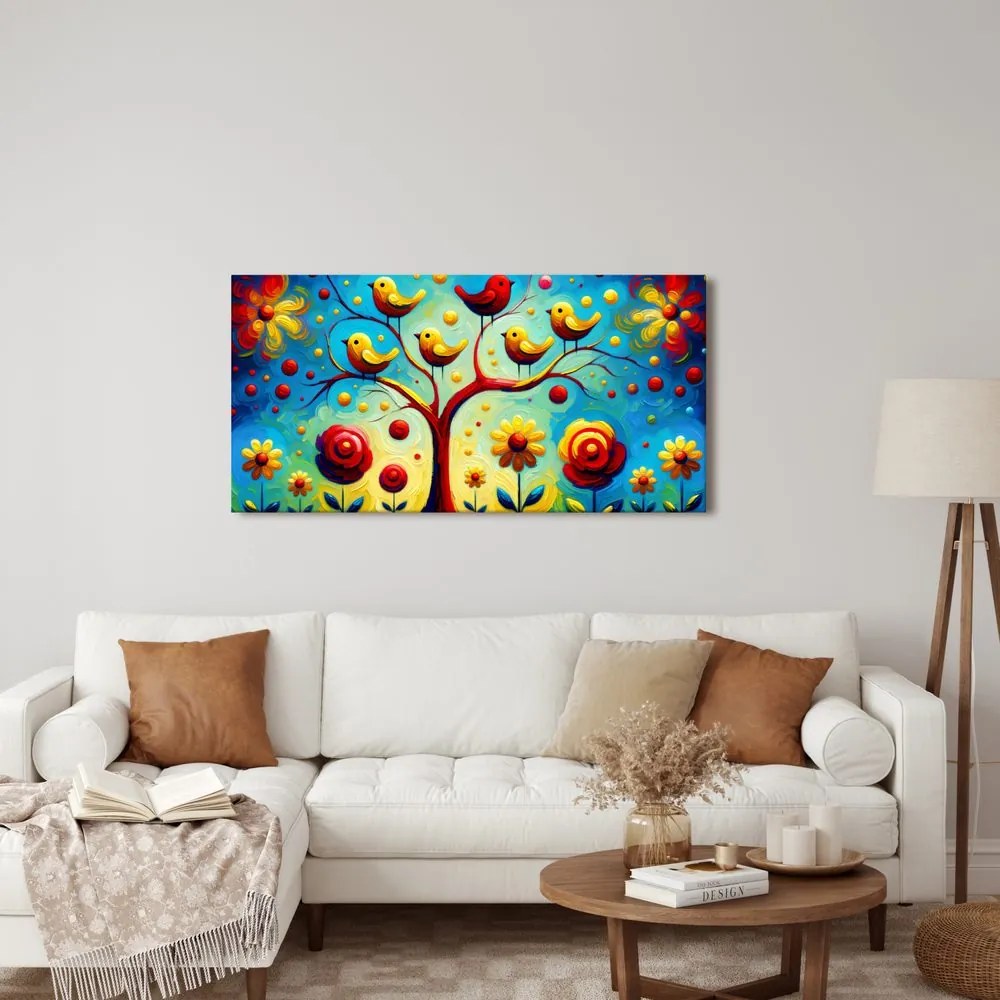 Obraz farebný strom života