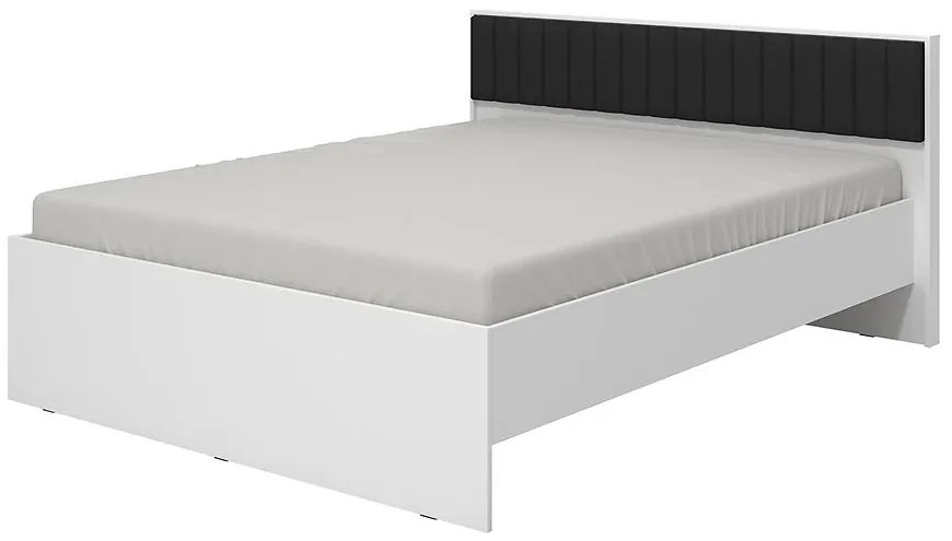 Posteľ Varadero Plus betón/biela 160x200 11011620