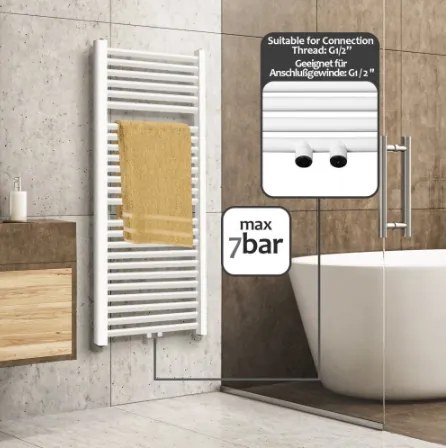 Aquamarin vertikálny kúpeľňový radiátor JG80510