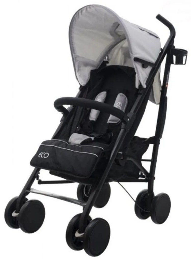 Euro Baby Športový kočík Eco Swiss design - middle grey