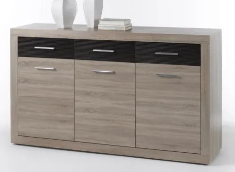 Komoda Cancan SB, dub sonoma/sivá pínia%