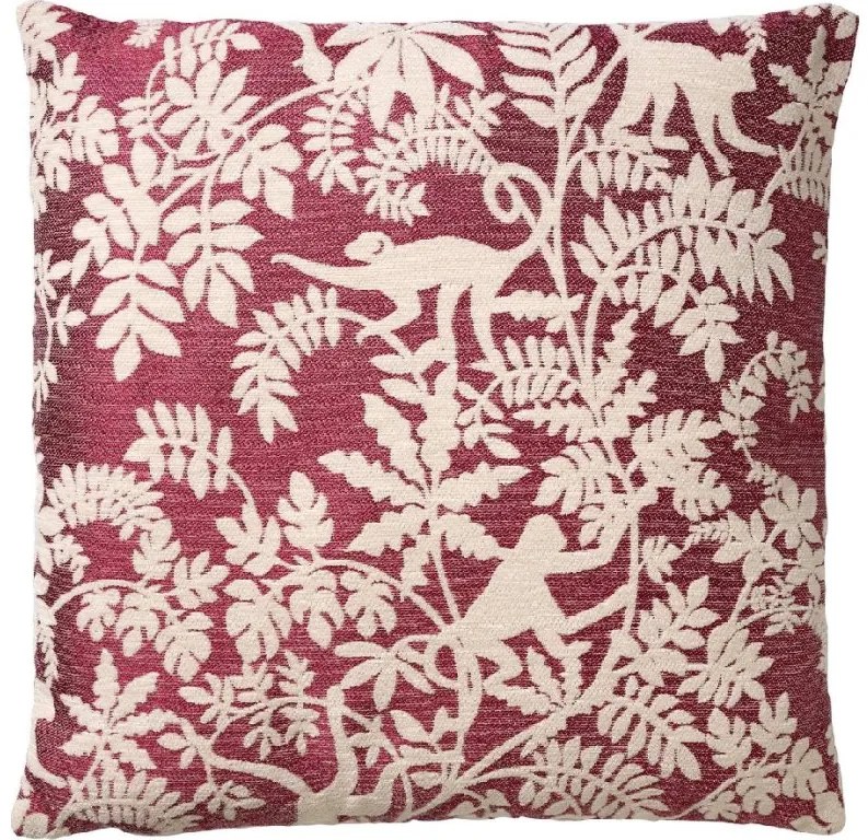 Dekoračný poťah na vankúš ABU MERLOT 45x45 cm, vínový