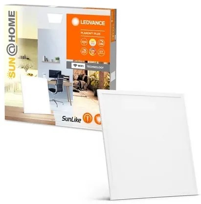 LEDVANCE Stropný smart LED panel SUN@HOME, 35W, 3250lm, 600x600mm, hranaté, biela