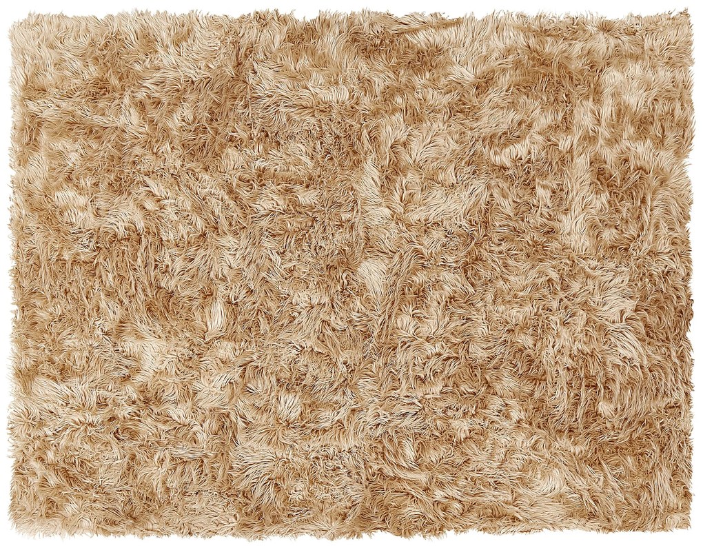 Prikrývka na posteľ 150 x 200 cm svetlohnedá DELICE Beliani