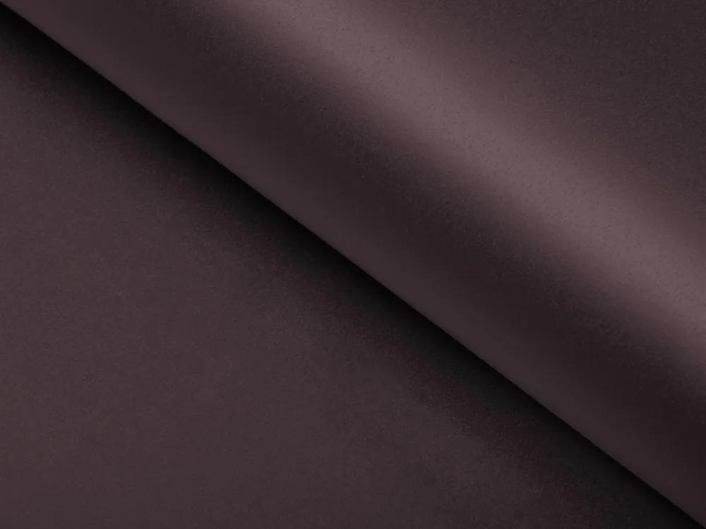 Biante Saténový behúň na stôl polyesterový Satén LUX-019 Čokoládovo hnedý 35x120 cm