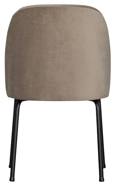 Béžové zamatové jedálenské stoličky v súprave 2 ks Vogue – WOOOD