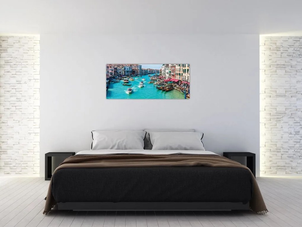 Obraz - Canal Grande, Benátky, Taliansko (120x50 cm)