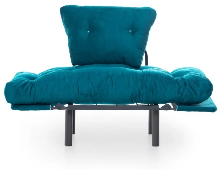 Kreslo Nitta petrolejovo modré