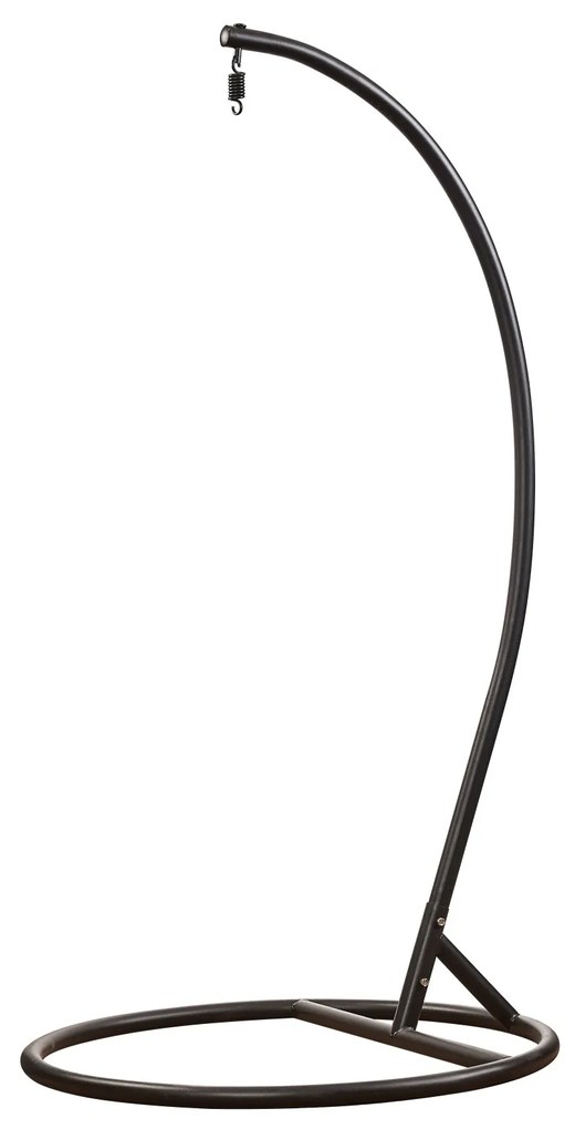 Závěsné houpací křeslo Houseland Luna XL černé