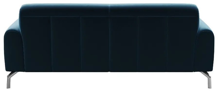 Modrá zamatová pohovka MESONICA Puzo, 170 cm