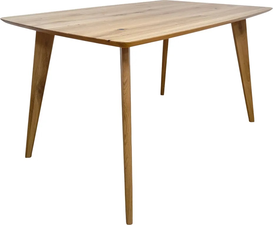 Pevný jedálenský stôl z masívu FINN, 140/160/180/200x90 x 75 cm 180x90 cm