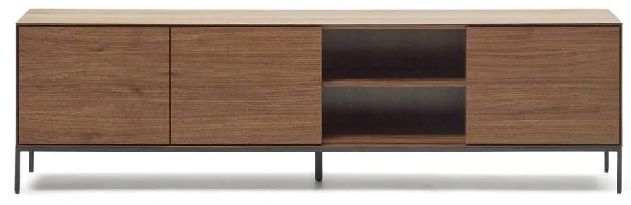 TV stolík v dekore orecha v prírodnej farbe 195x55 cm Vedrana – Kave Home