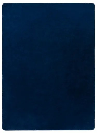 Koberec prateľný POSH Shaggy, plyšový, protišmykový, tmavo modrý