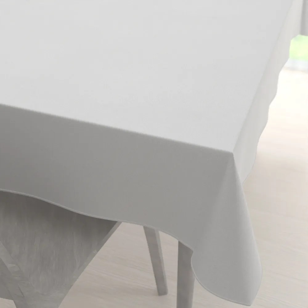 Biante Dekoračný obdĺžnikový obrus BKU-112 Dymovo biely 50x100 cm