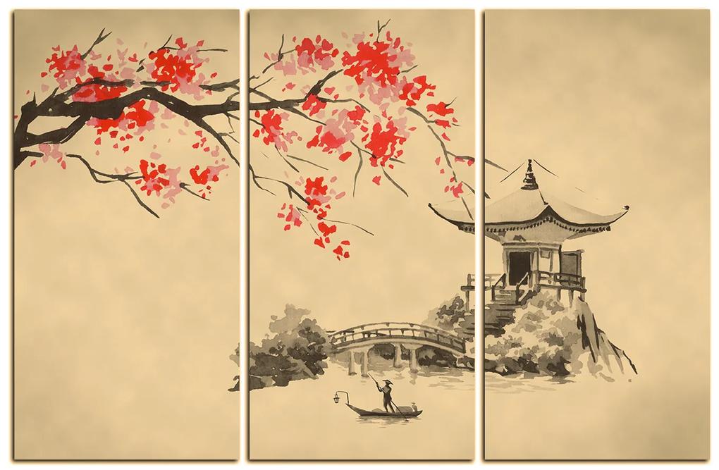 Obraz na plátne - Tradičné ilustrácie Japonsko 160FB (105x70 cm)