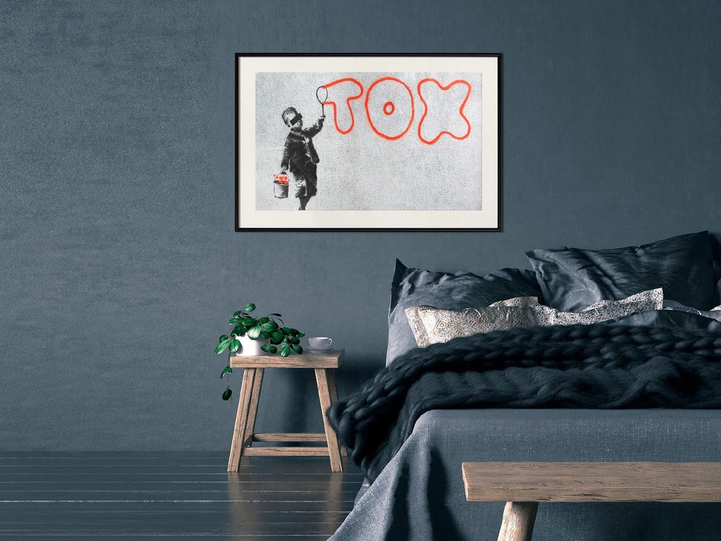 Artgeist Plagát - Toxic [Poster] Veľkosť: 30x20, Verzia: Čierny rám s passe-partout