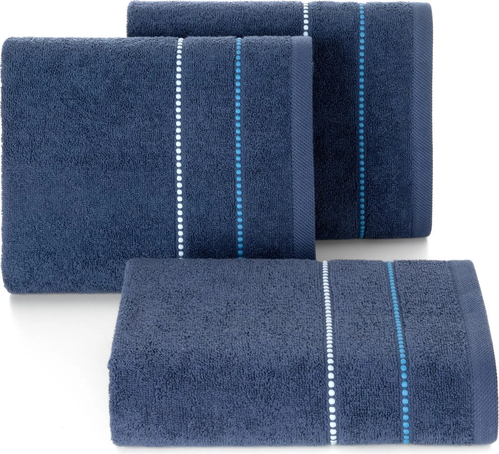 FROTÉ UTERÁK SUZI 50X90 CM TMAVOMODRÁ