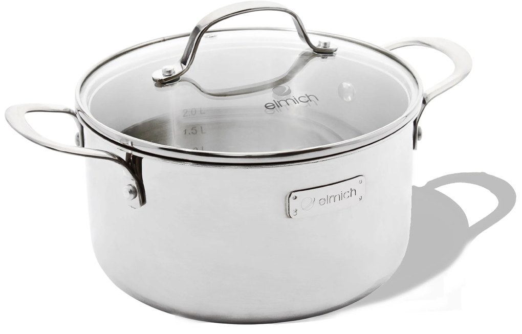 Elmich Trojvrstvový nerezový hrniec na indukciu Trimax 20 cm (3.5 l)