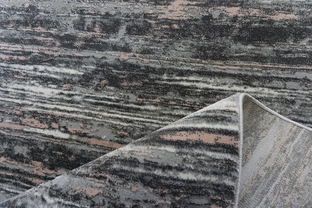 Kusový koberec Zara 8488 Pink Grey, 140x190, ružová, chodba / predsieň, Berfin Dywany