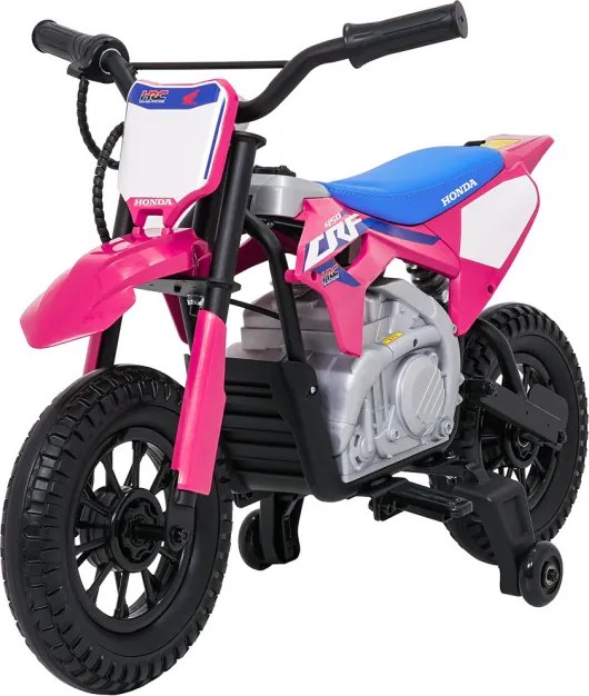 Elektrická motorka HONDA CFR450R ružová