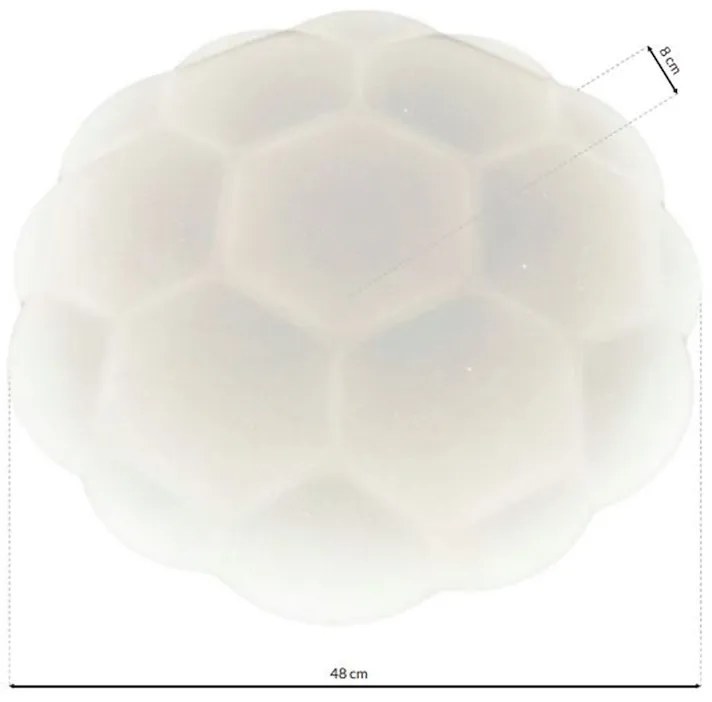 Stropné LED svietidlo Cloud, 1x LED 40w, 3000-6000k, w
