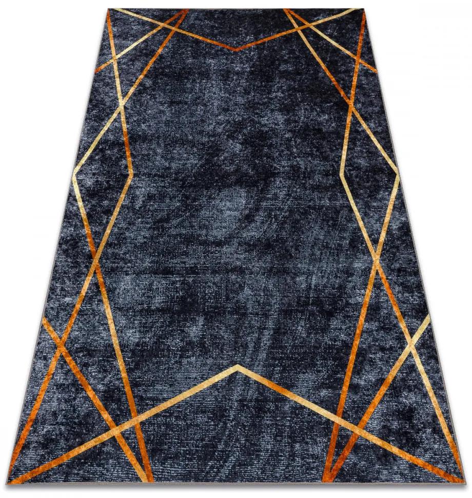 Kusový koberec Alchie tmavo šedý 120x170cm