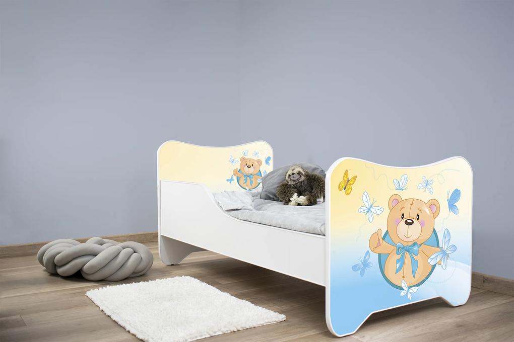 TOP BEDS Detská posteľ Happy Kitty 160x80 Malý medvedík
