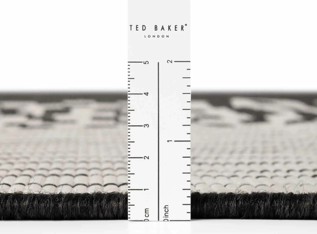 Ted Baker, Kusový koberec Ted Baker Haringey 106376 Black White, 200x300, čiernobiela, chodba / predsieň
