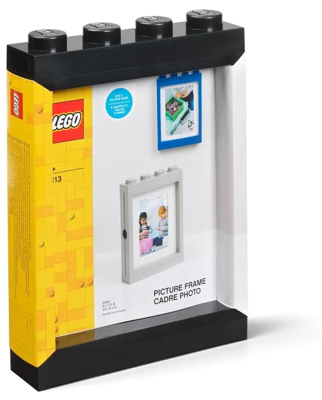 Čierny rámček na fotku LEGO®, 19,3 x 26,8 cm