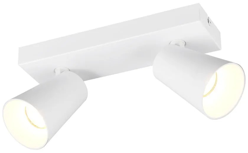 Biele bodové svietidlo ø 8 cm Sharp – Trio