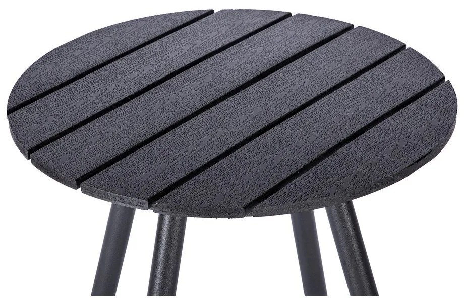 Sivý záhradný stôl Bonami Essentials Lounge, ø 51 cm