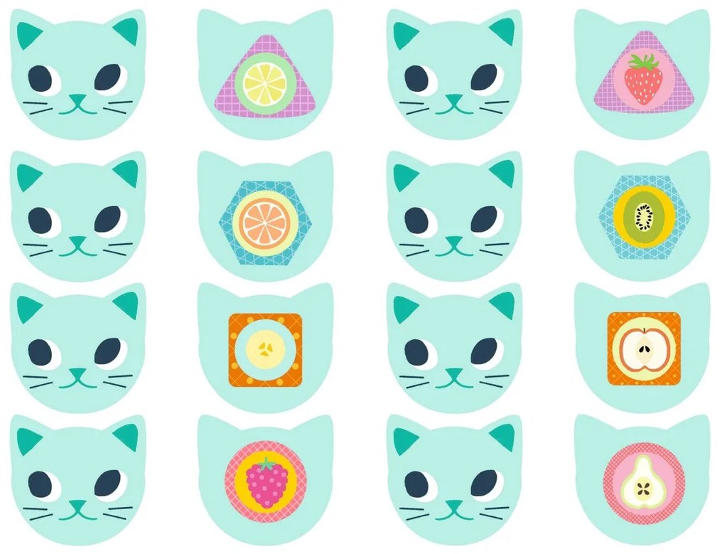 Čajová súprava - mačky