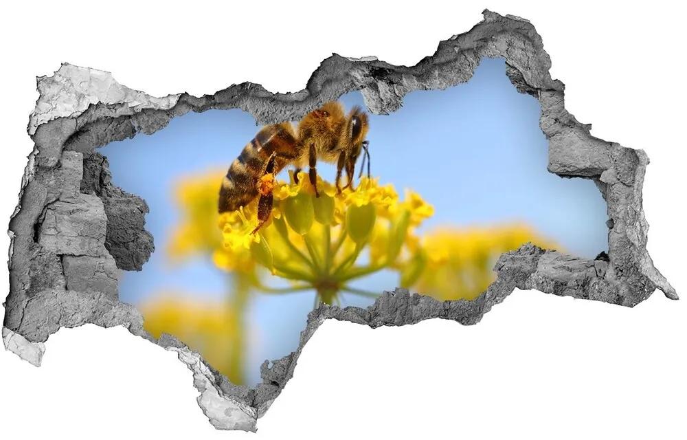 Samolepiaca diera Včela na kvete nd-b-83831573