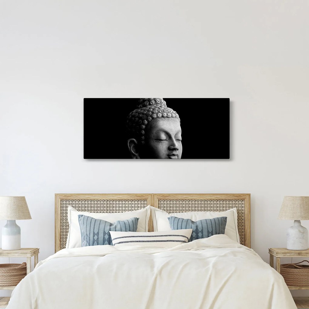 Obraz - Budha, portrét (120x50 cm)