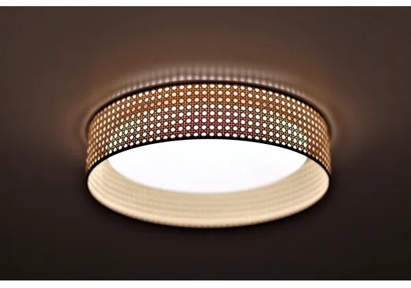 Duolla - LED Stropné svietidlo ROLLER LED/24W/230V pr. 45 cm ratan