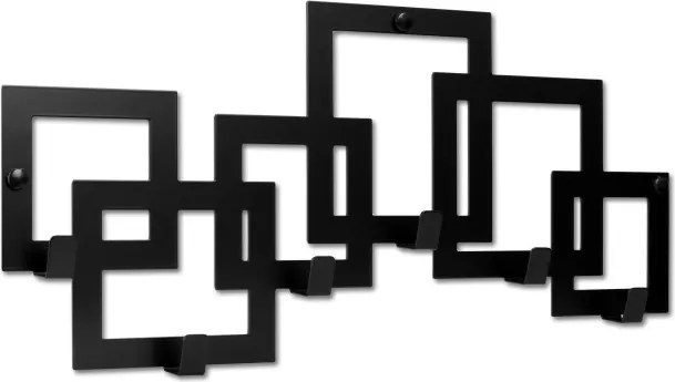 Nástenný vešiak KARDUS čierny