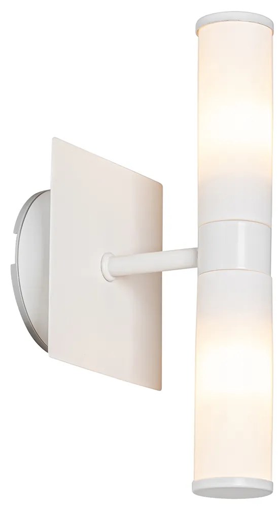 Moderná nástenná lampa do kúpeľne biela IP44 2-svetlá - Bath