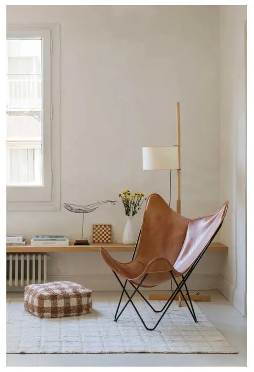 Krémový prateľný ručne tkaný bavlnený koberec 200x300 cm Mosaic – Lorena Canals