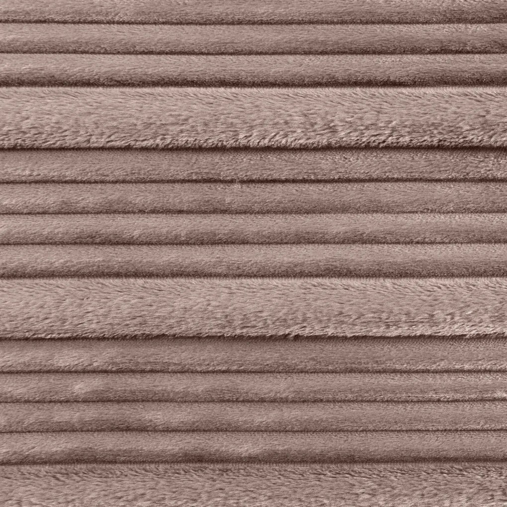 EUROFIRANY FLANELOVÁ DEKA NINA 200X220 CM PUDROVÁ