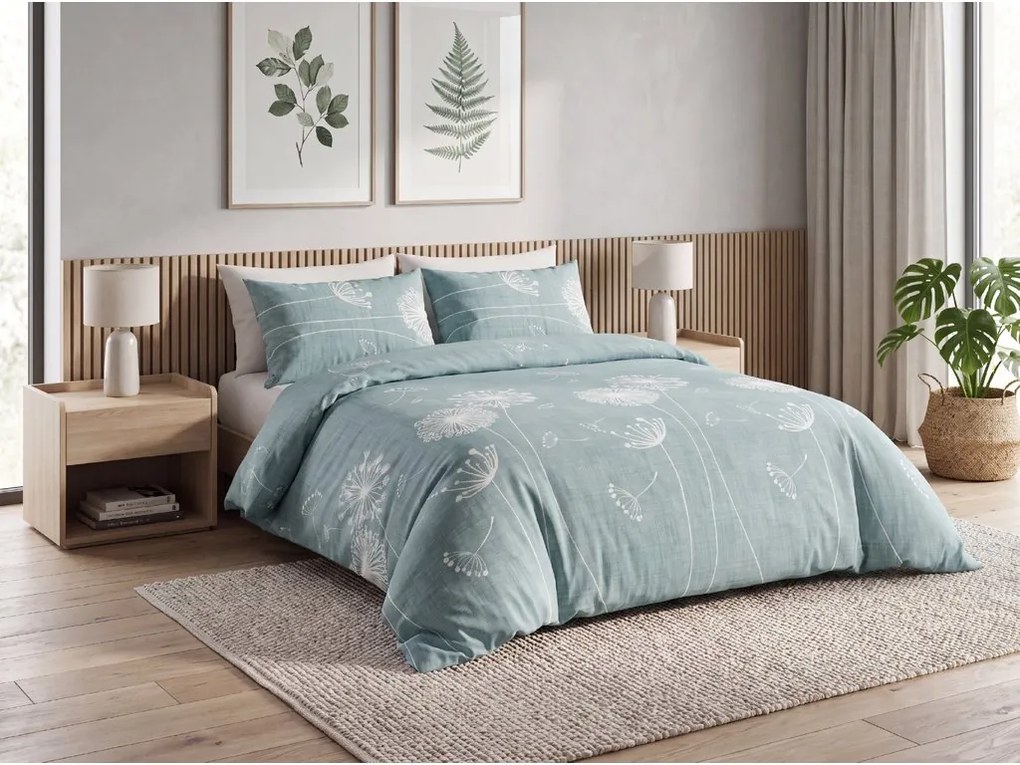 Bavlnené obliečky SOFT MEADOW zelené Rozmer obliečky: 70 x 90 cm | 140 x 200 cm